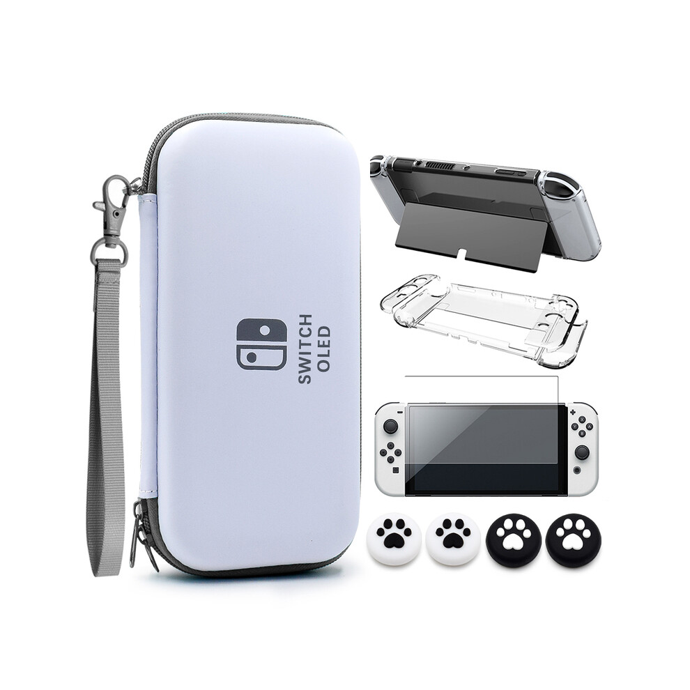 (G) For Nintendo Switch Oled Storage Bag 9H Tempered Glass Protective Film 9369862631908
