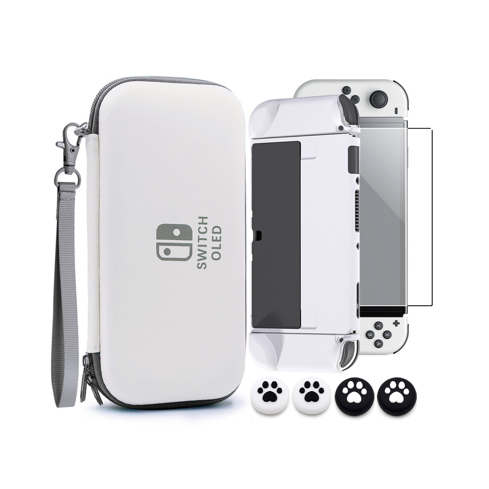 (Rose Violet) Switch Oled Game Accessories Kit Anti-drop Storage Carry Case Consoel-image-OPC-PGJKGJJ-NEW