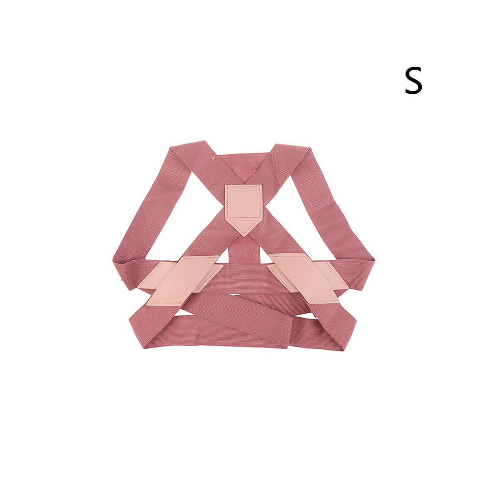 Photos - Braces / Splint / Support MAXPOWER  1PC Women Adjustable Elastic Back Support Belt Chest Posture Corrector (pink S)