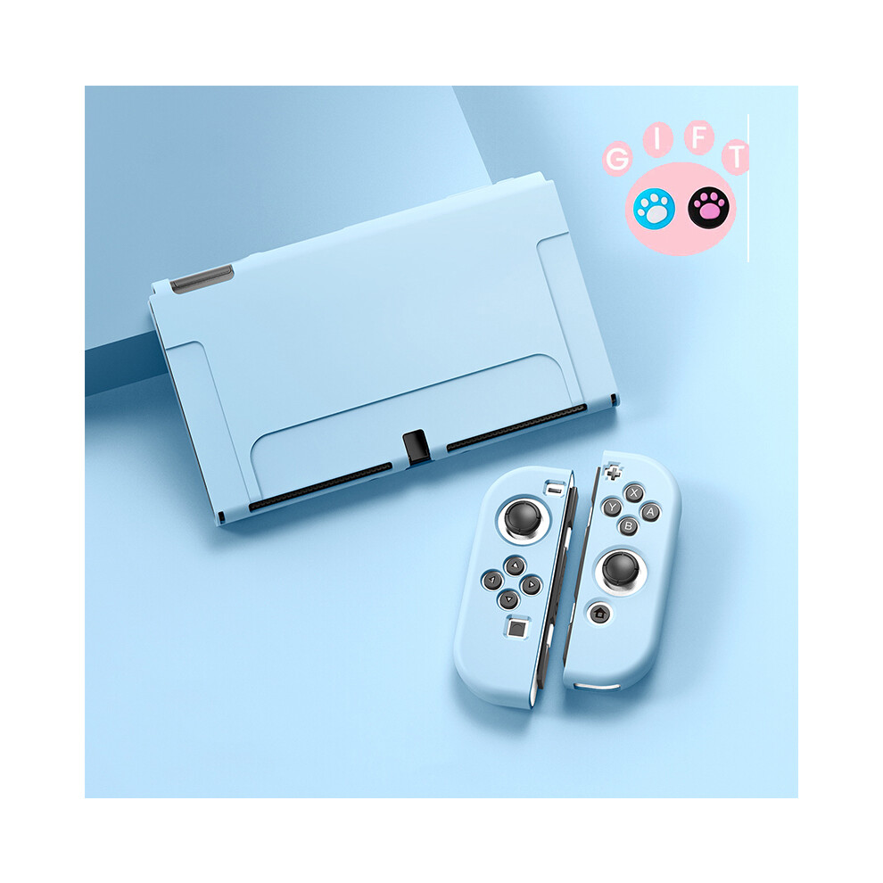 (Blue) For Nintendo Switch Oled Accessories Protective Shell Ns Game Host Console Blue 9369862632776