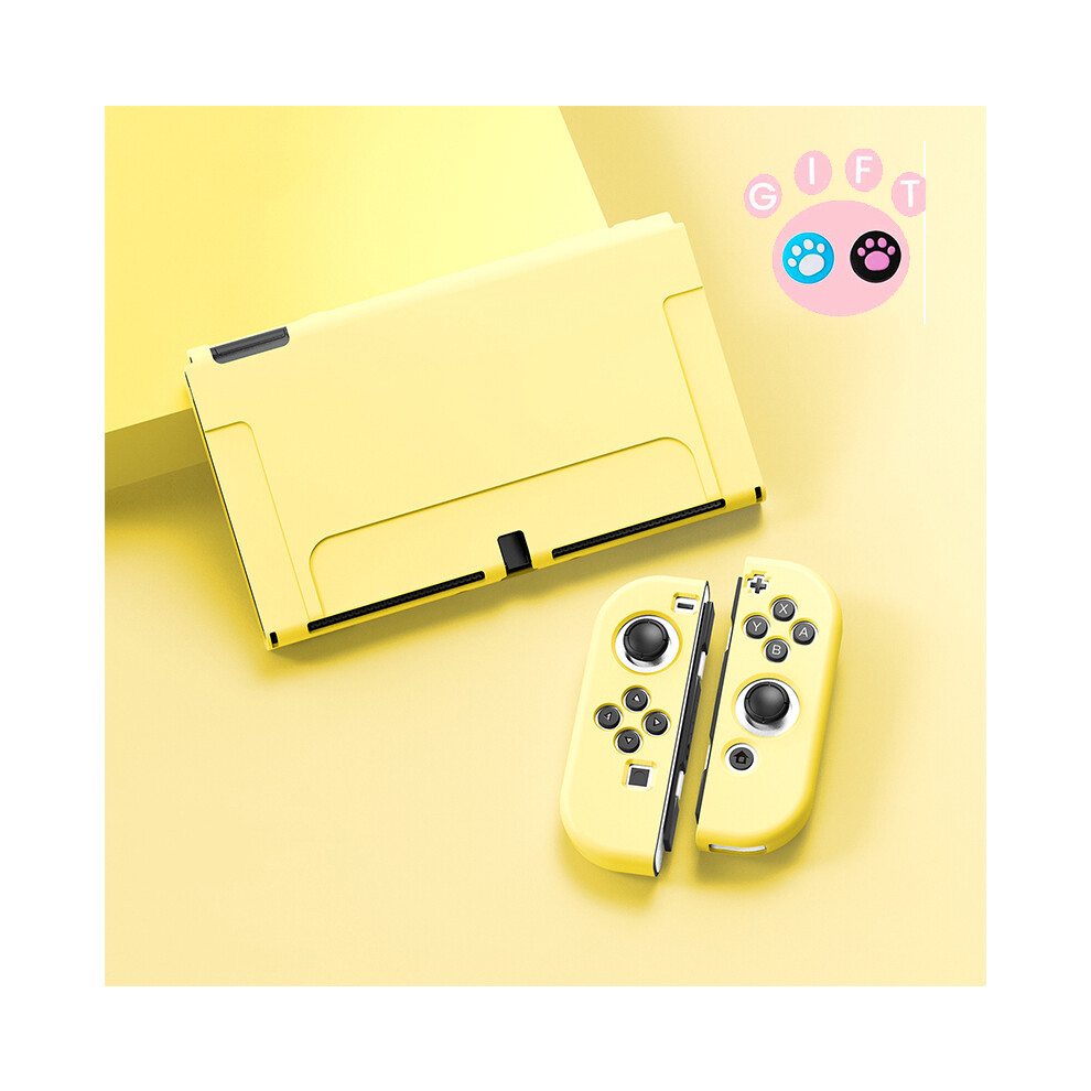 (Yellow) For Nintendo Switch Oled Accessories Protective Shell Ns Game Host Console Yellow 9369862632851