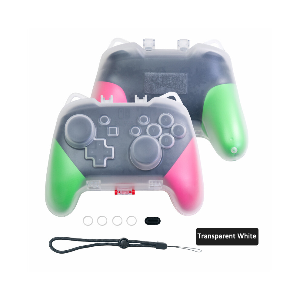 Photos - Console Accessory MAXPOWER Transparent Clear Crystal Case Controller Protective Cover Handle Shell (Transparent White)