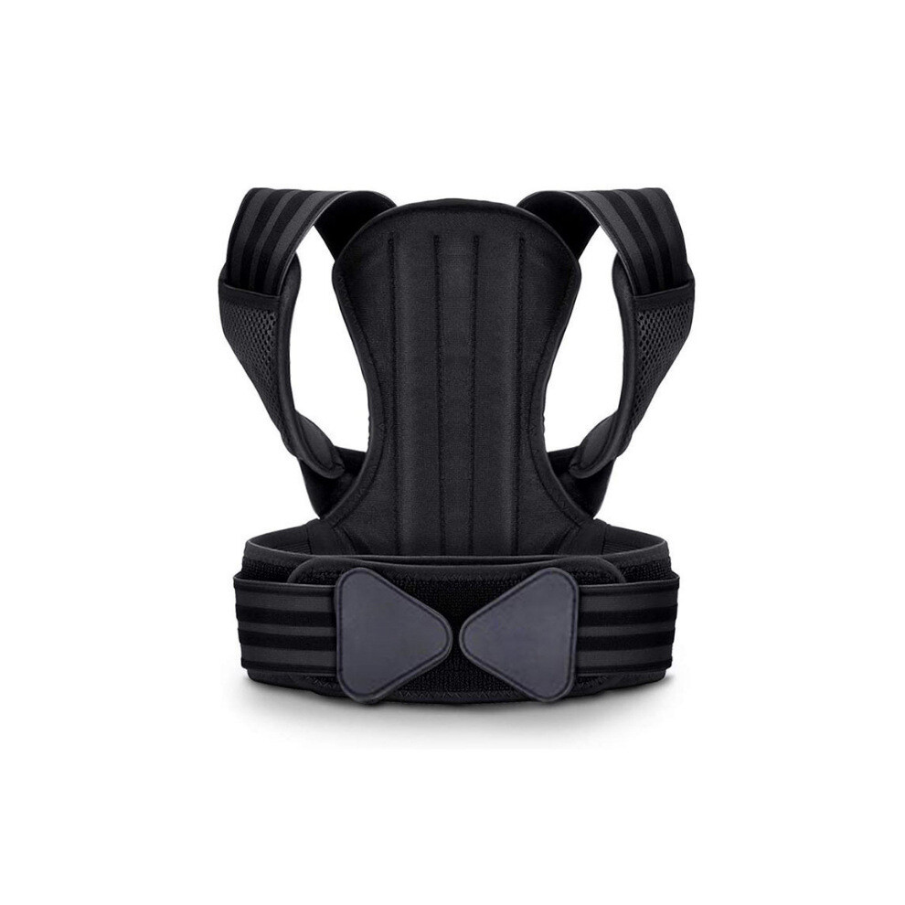 Maxpower (Xl, Black) Posture Corrector For Men And Women, Back Brace For Posture, Adjustable