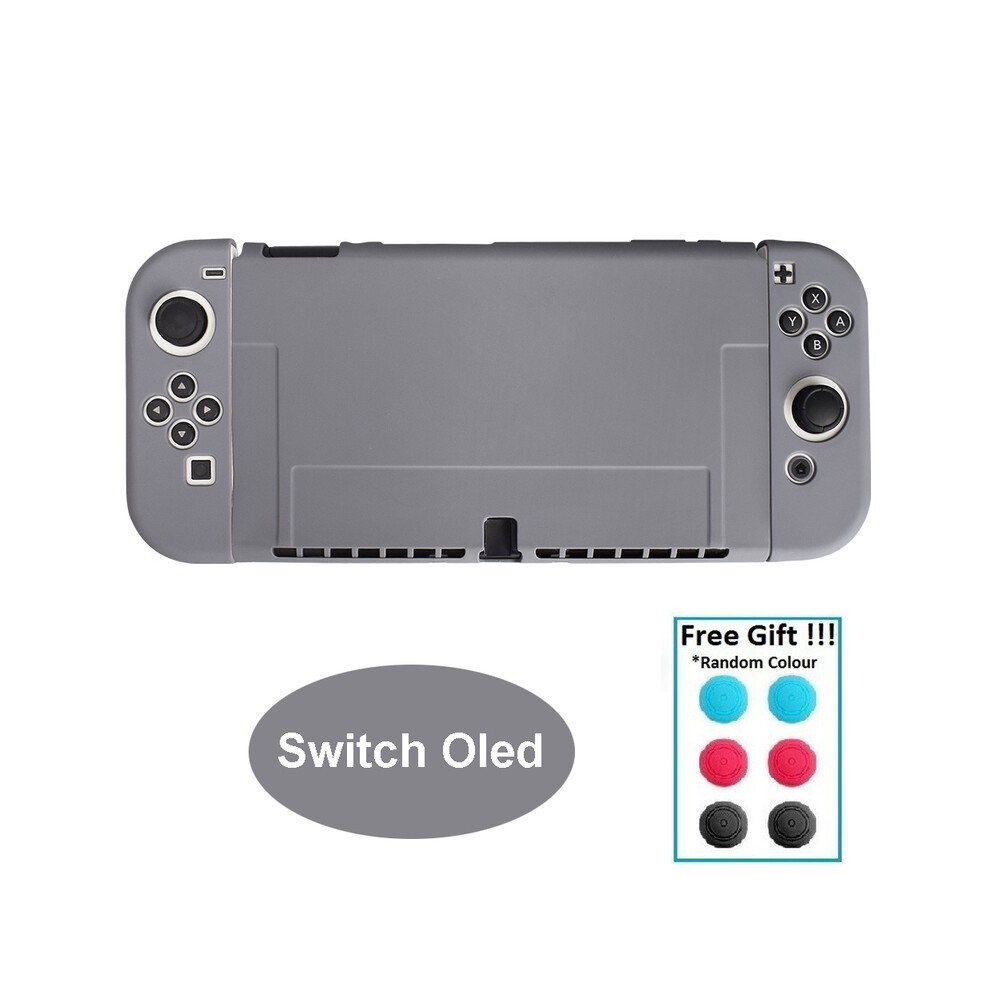 (Gray) Transparent Tpu Soft Case Joycon Protective Shell Cover For Nintendo Switch Gray 9369862634046