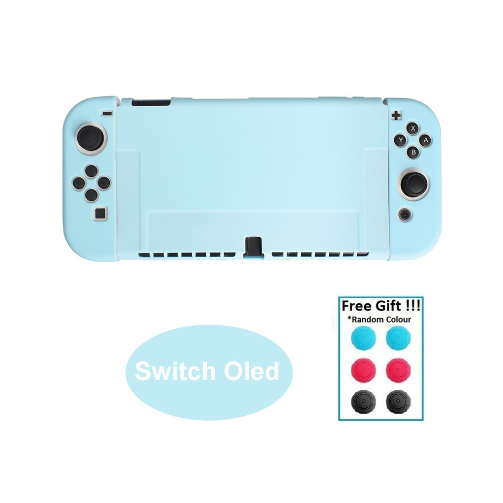 (Sky Blue) Transparent Tpu Soft Case Joycon Protective Shell Cover For Nintendo Switch Sky Blue 9369862634077