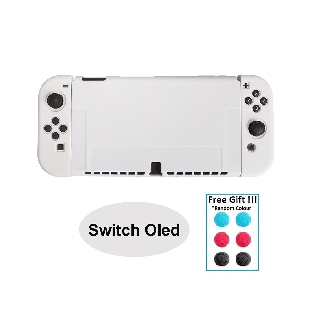 (White) Transparent Tpu Soft Case Joycon Protective Shell Cover For Nintendo Switch White 9369862634053