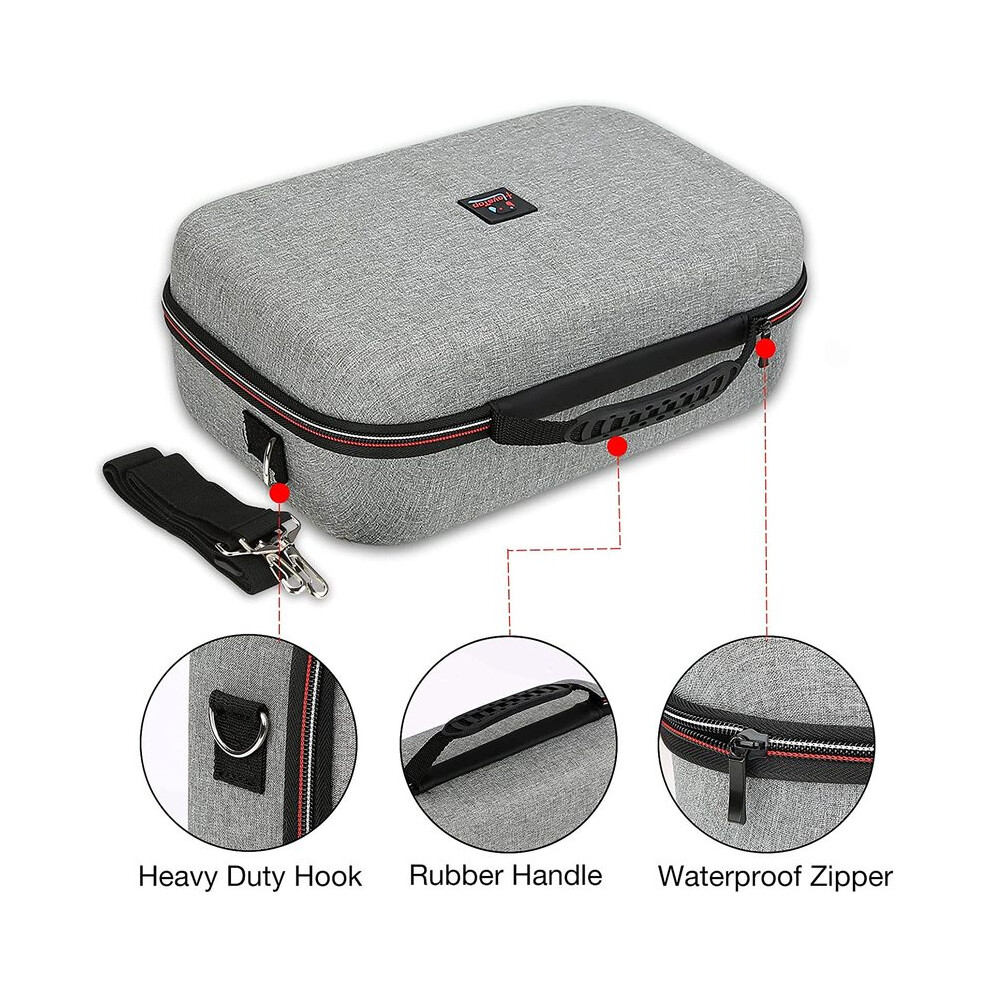 (Grey) Carrying Storage Case Compatible With Nintendo Switch/Switch Oled Model, Grey 9369862636583