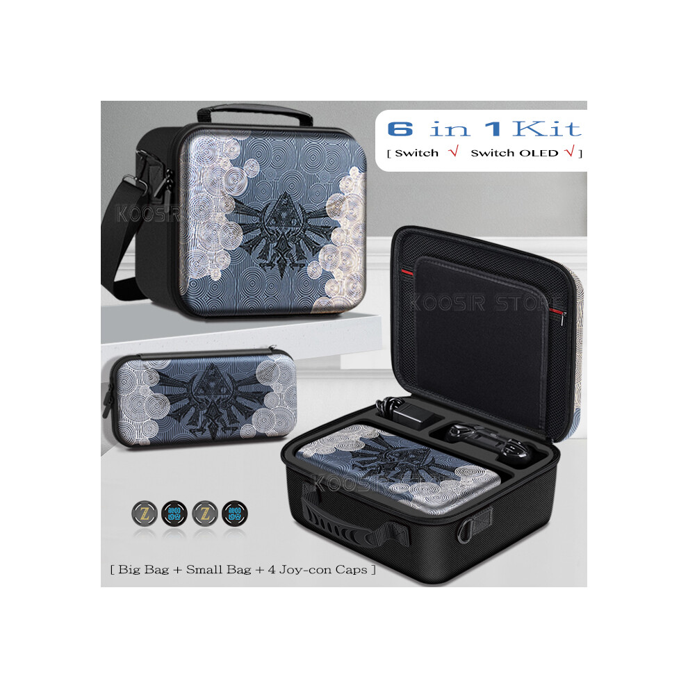 (2 In 1 Bag F) For Nintendo Switch Oled Storage Carrying Case Nintendo Switch Zelda Tears 9369862628878