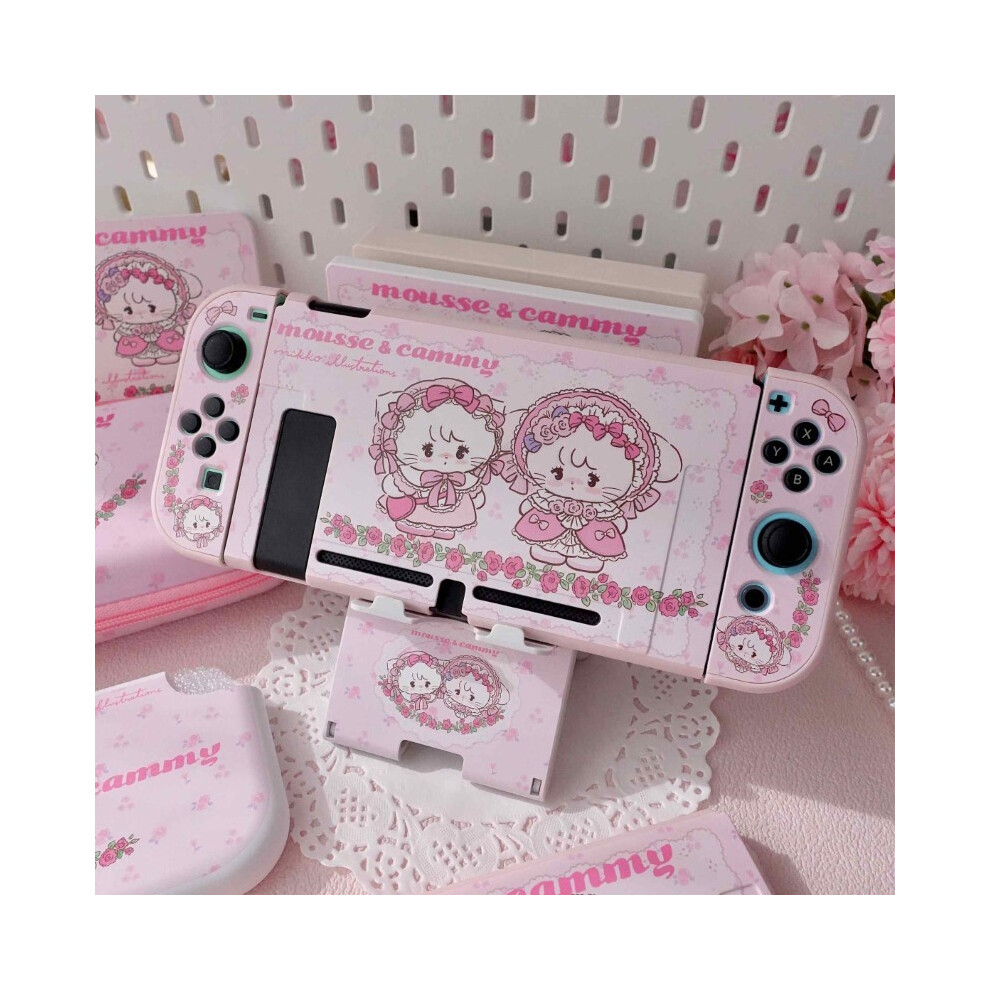 (Ns 2In1 Shell) For Nintendo Switch Case Oled/Ns/Lite Accessorie Gorgeous Mikko Animals 9369862643215