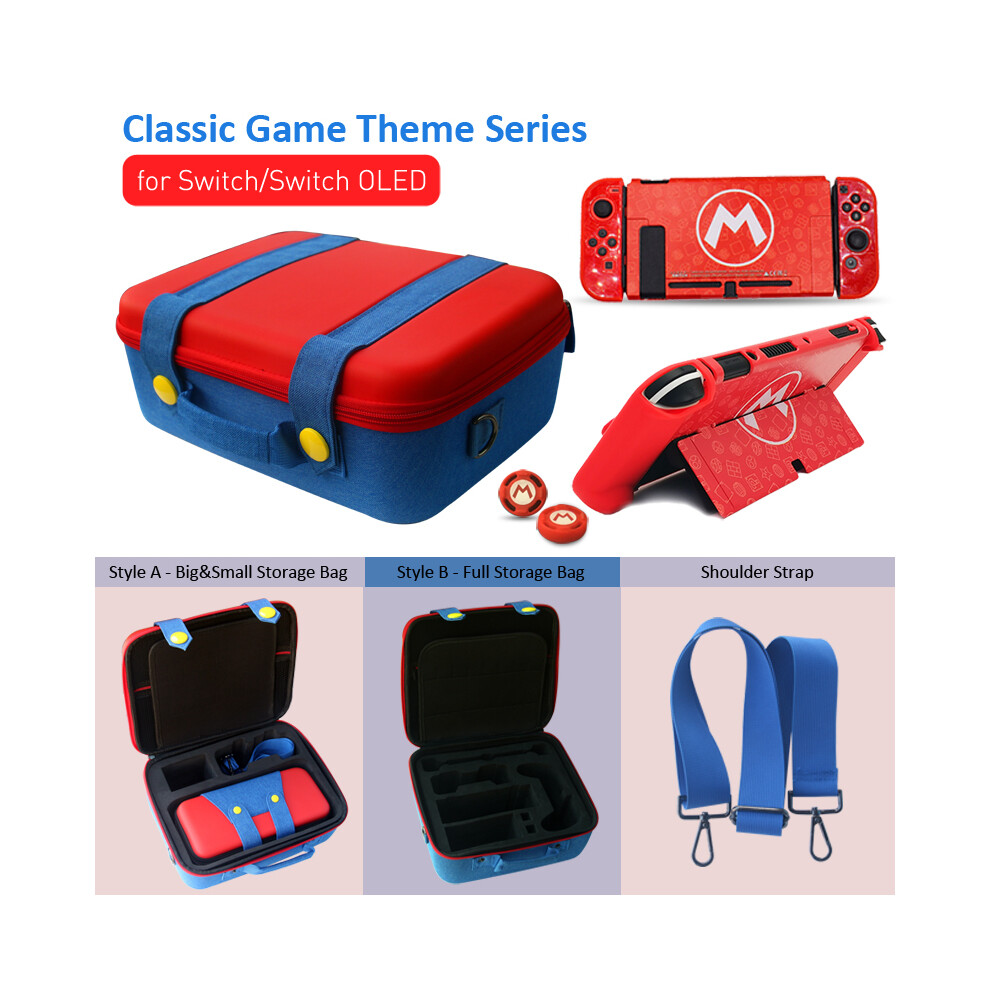 (I) New Nintend Switch Storage Bag Mari Style Protective Carrying Case for-image-OPC-PGJKJFQ-NEW