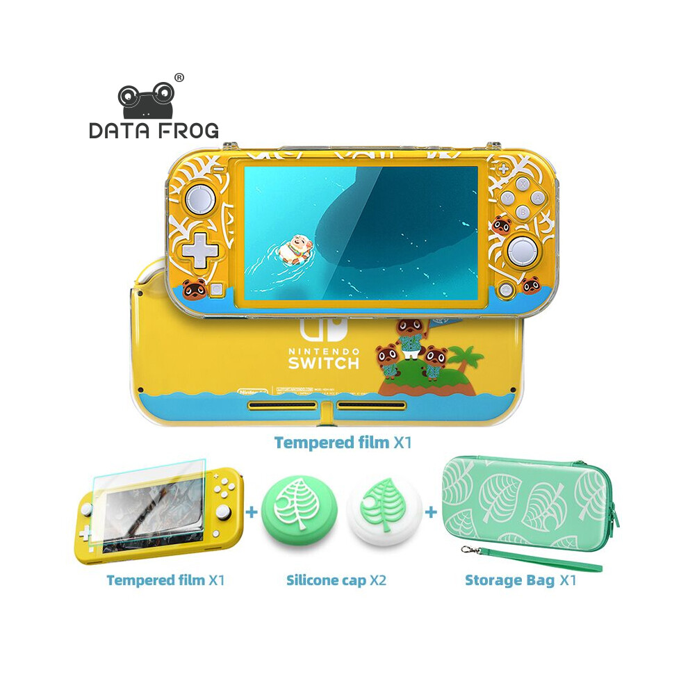 (Transparent Bloom 01) Protective Case Compatible-Nintendo Switch Lite Transparent Protective 9369862630536