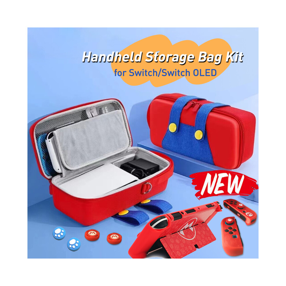 (D) For Nintendo Switch OLED Handheld Storage Bag Large CapacityÂ Carrying-image-OPC-PGJKJKN-NEW