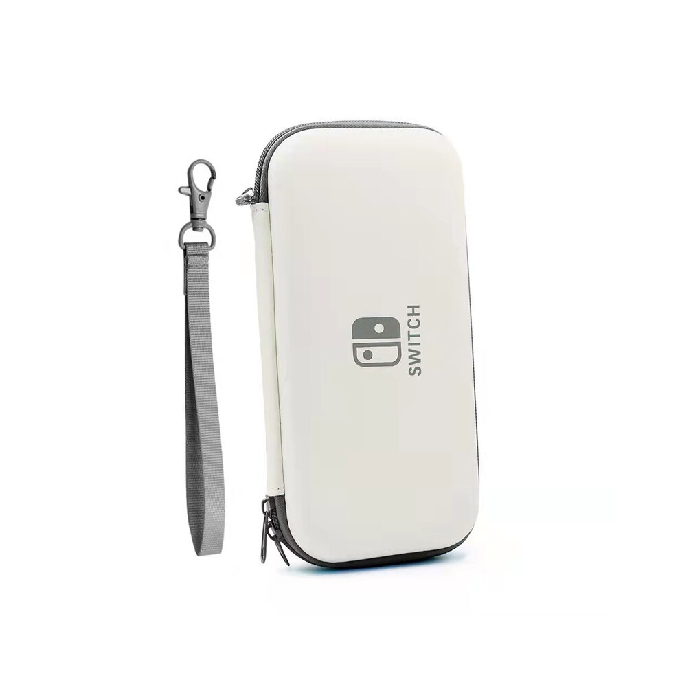 (Grey) Data Frog Carry Case Compatible With Nintendo Switch Oled Console Protective Grey 9369862641433