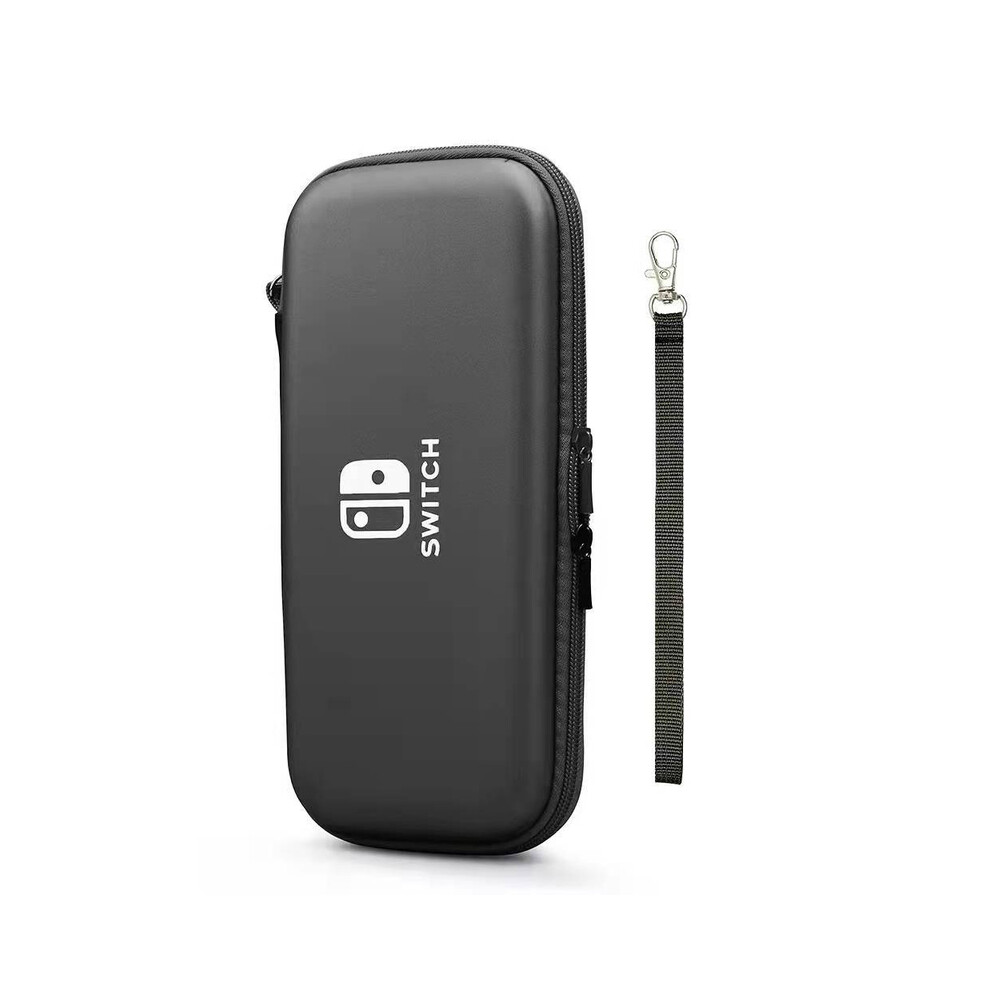 (Black) Data Frog Carry Case Compatible With Nintendo Switch Oled Console Protective Black 9369862641426