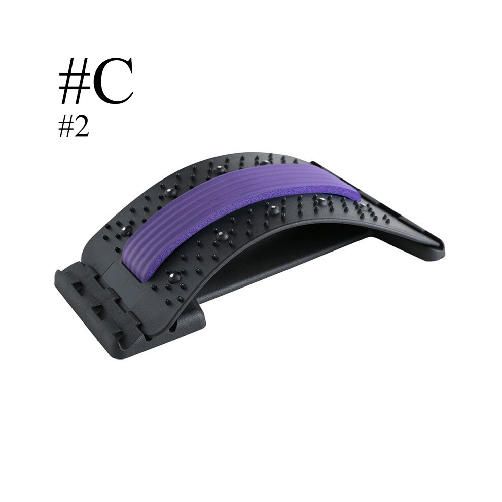 Maxpower (Style C - Purple) Magnetic Back Massage Muscle Relax Stretcher Posture Therapy Corrector