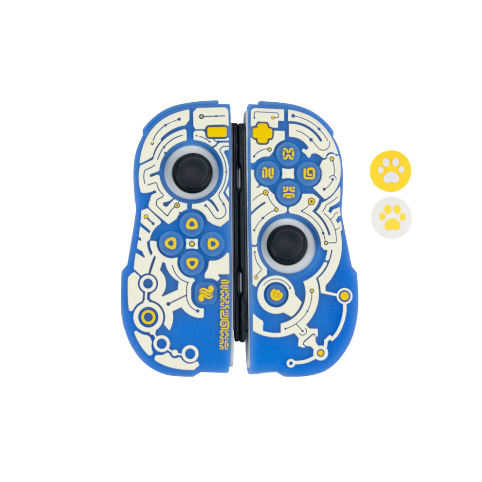 (Blue) Luminous Joycon Silicone Soft Case Skin For Nintendo Switch Oled Ns Joy-Con Blue 9369862642270