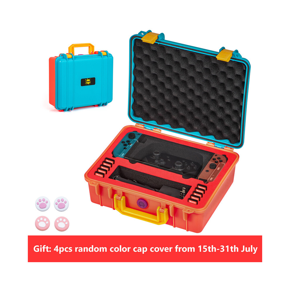 (Color 2) Ns Portable Travel Waterproof Carrying Case For Nintendo Switch/Oled/Lite 9369862641679