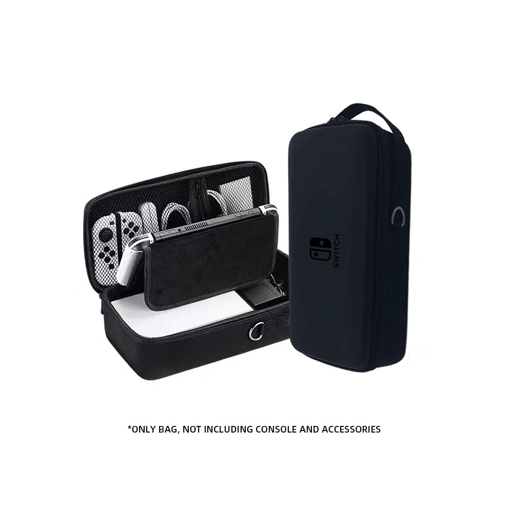 (Black) Data Frog Switch Oled/Lite Handheld Storage Bag Ns Nintendo Switch Portable Black 9369862647657