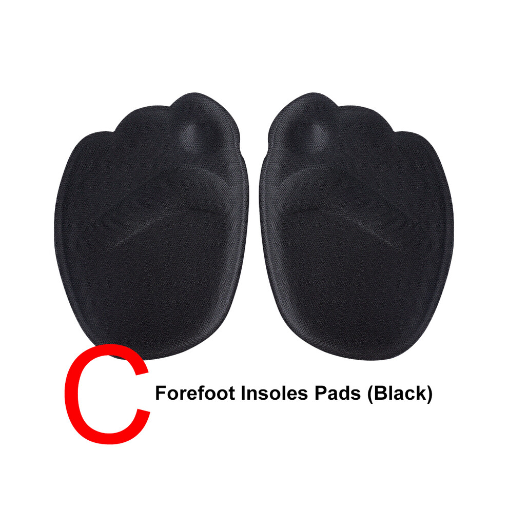 Maxpower Black ((C)- ) 1Pair Silicone Forefoot Pads Gel Insoles Toe Separator Cushion Pad Pain