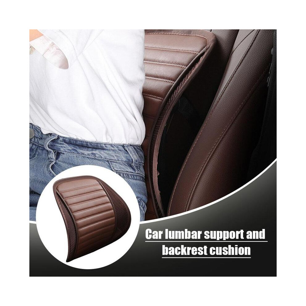 Maxpower (E) Car Lumbar Support Backrest Cushion Car Seat Office Chair Waist Supporter
