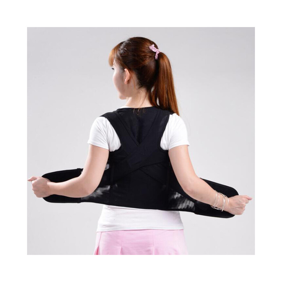Maxpower Black (Xxl, ) Back Posture Corrector Invisible Clavicle Support Brace Back Shoulder