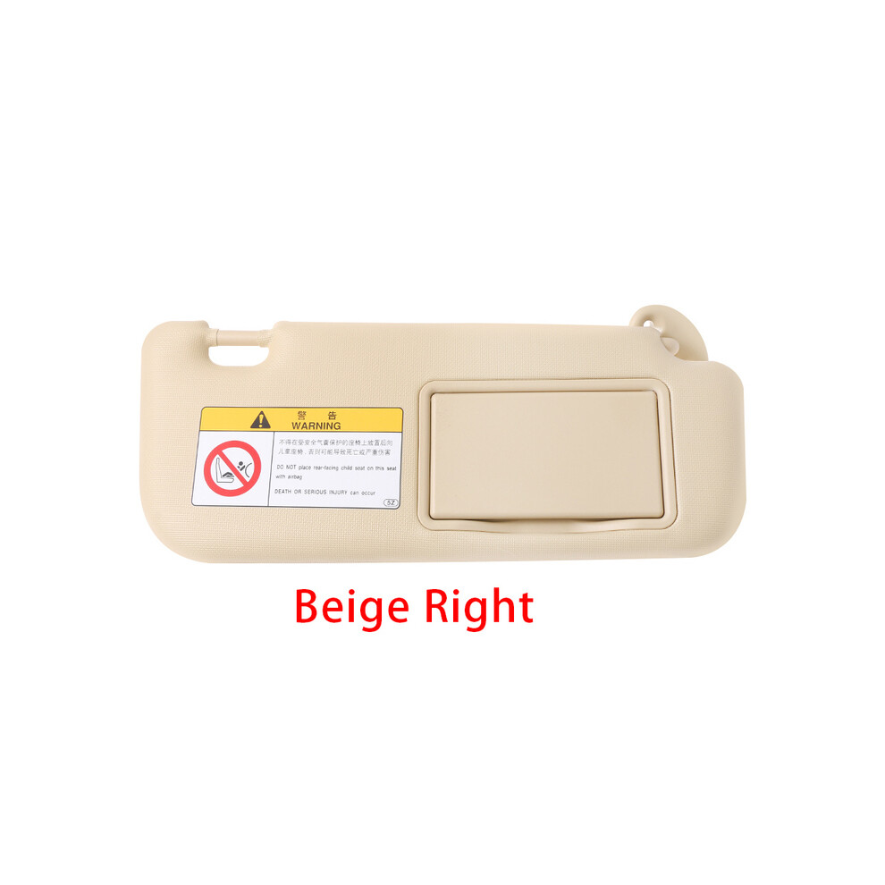 (-Right) Grey/ Car Sun Visor For Toyota Corolla/Corolla Hybrid Driving Position Cover With Mirror Windshield Beige/Grey 9008532238978