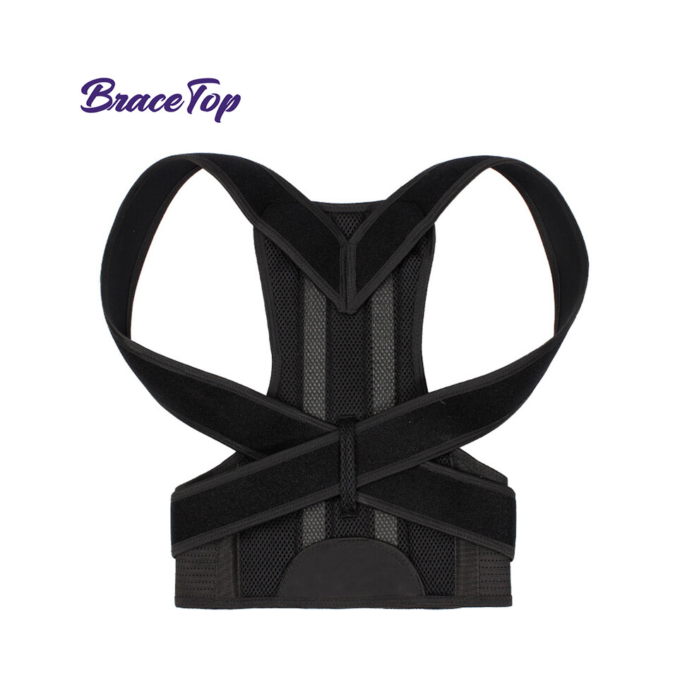 Maxpower Black (Xxl, Style A - ) Posture Corrector For Men&Women, Back Brace For Lumbar Support And Upright
