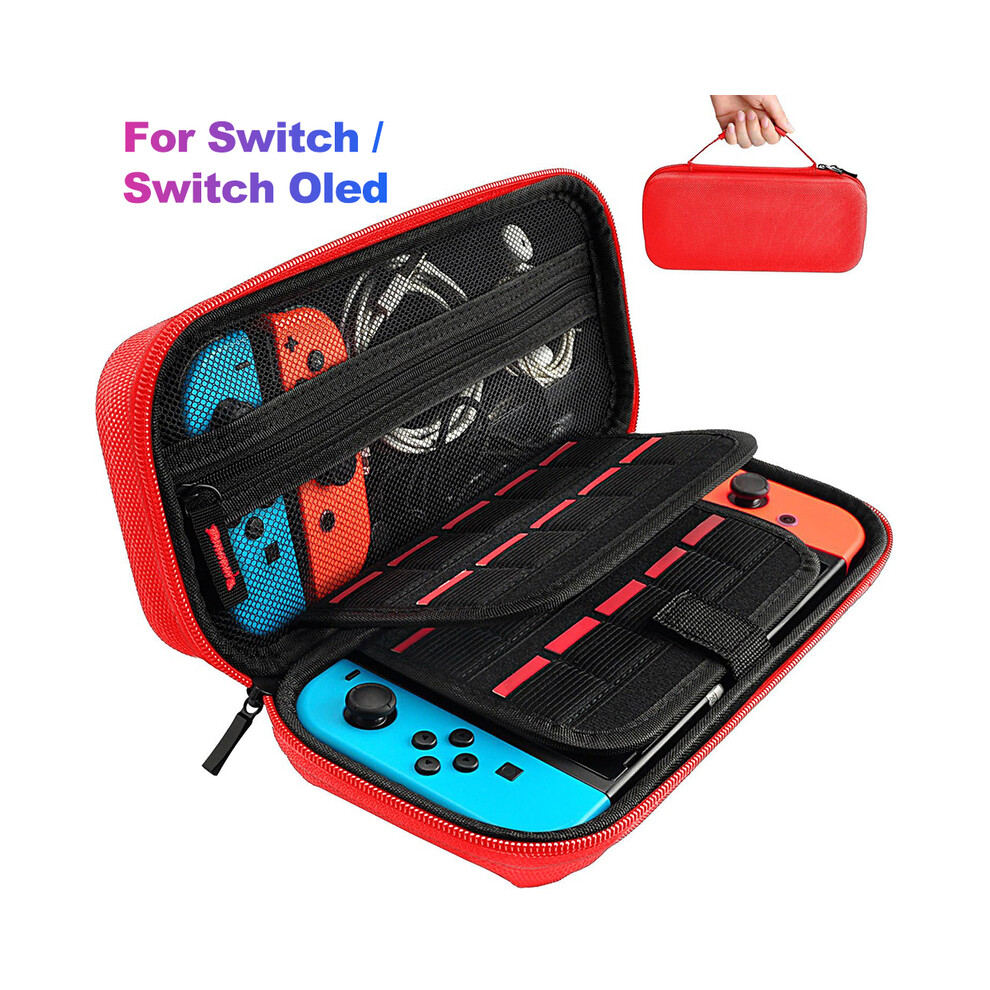 (Green) Handheld Carrying Case Travel Handbag For Nintendo Switch/Switch Oled Green 9369862648531