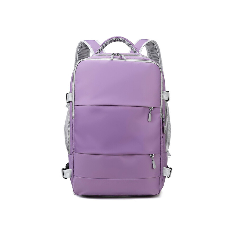 (43cmx28cmx16cm, purple) Women Travel Backpack Water Repellent Daypack Teenage Girls USB Charging-image-OPC-PGJKMT9-NEW