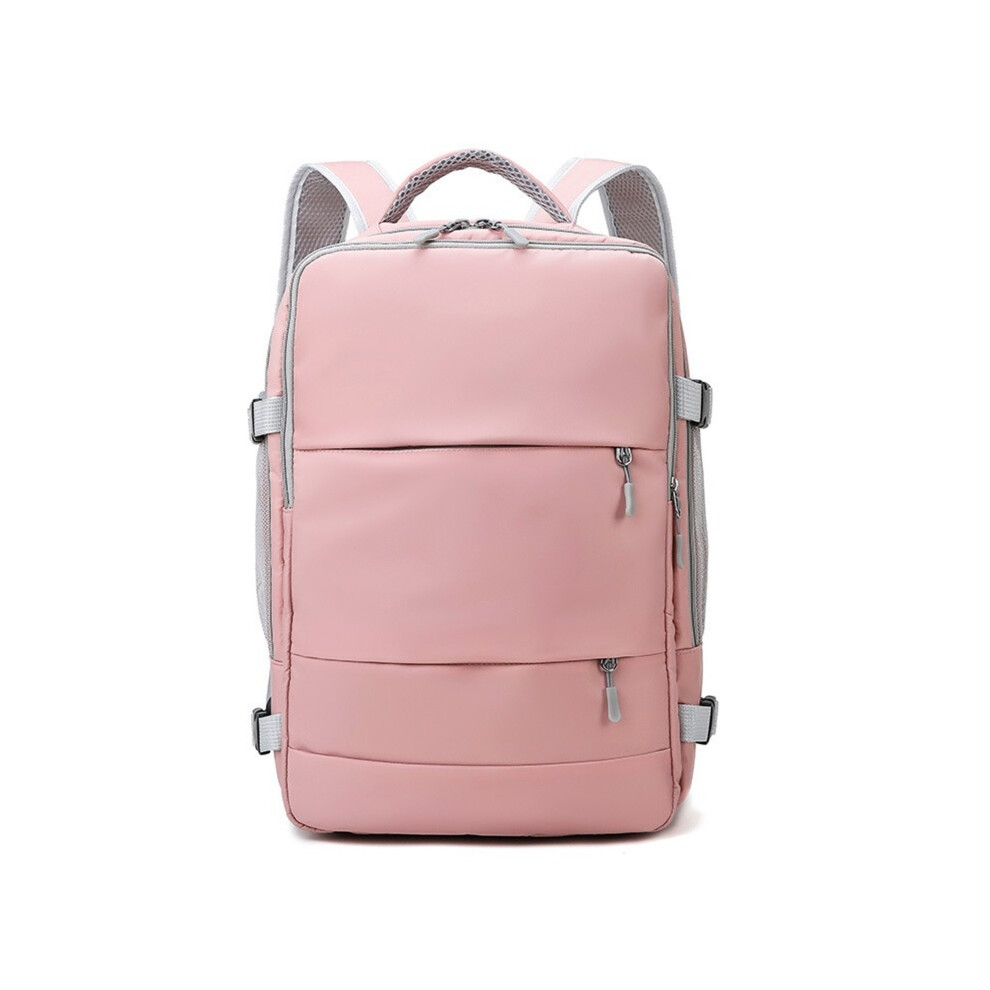 (Pink B) Women Travel Backpack Water Repellent Daypack Teenage Girls USB Charging-image-OPC-PGJKN5C-NEW