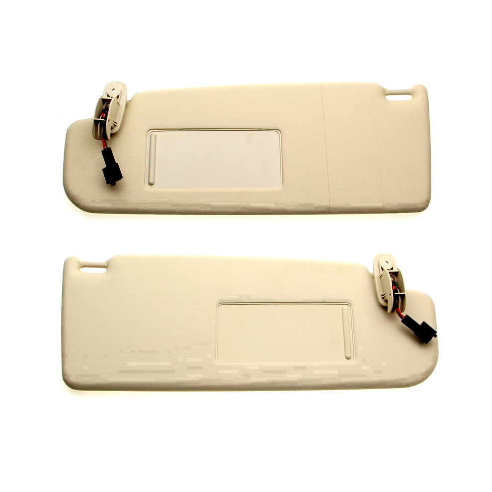 ( Left And Right) Sun Visor With A Makeup Mirror Sun Visor For For Vw Beetle Golf Jetta Mk4 Passat B5 Skoda 1998-2013 Beige 9008532254688