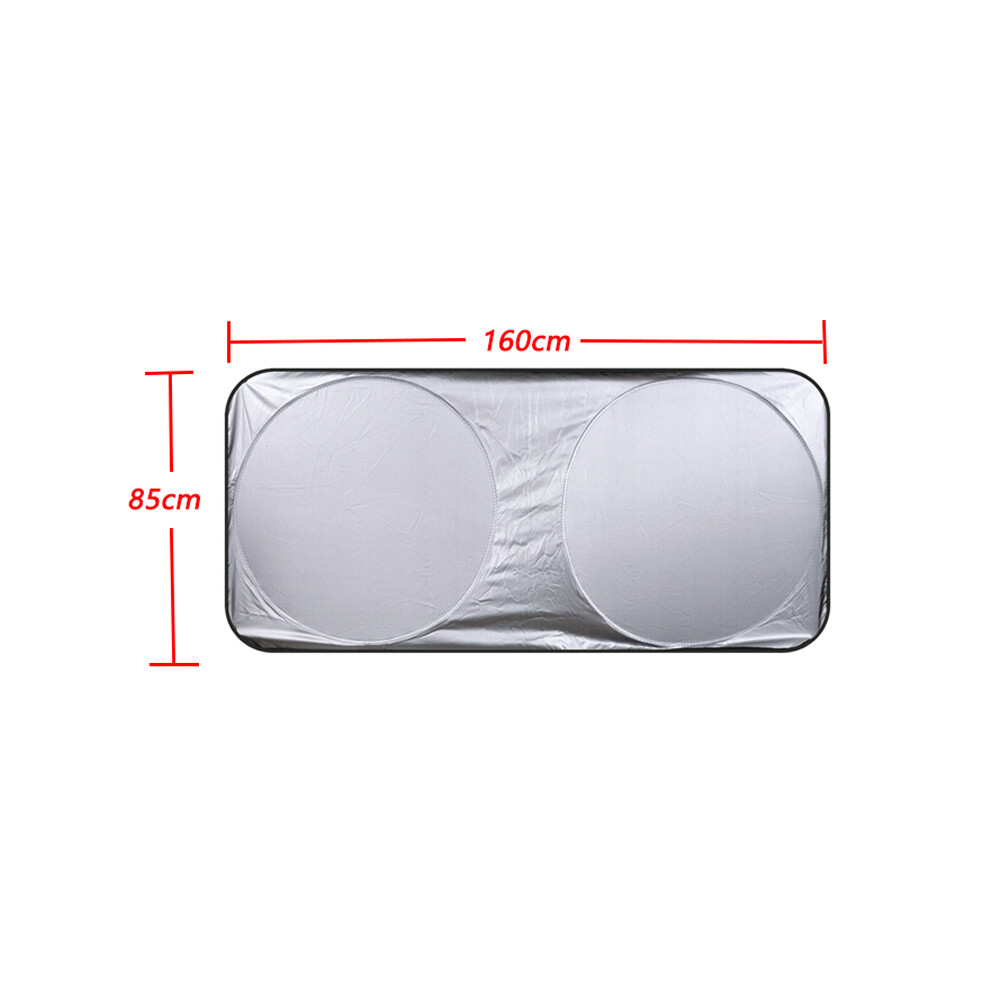 (160 X 85Cm) Car Window Sunshade Cover Sun Shade Windshield Visor Protector Windscreen Folding Auto Uv Protection 9008532251779