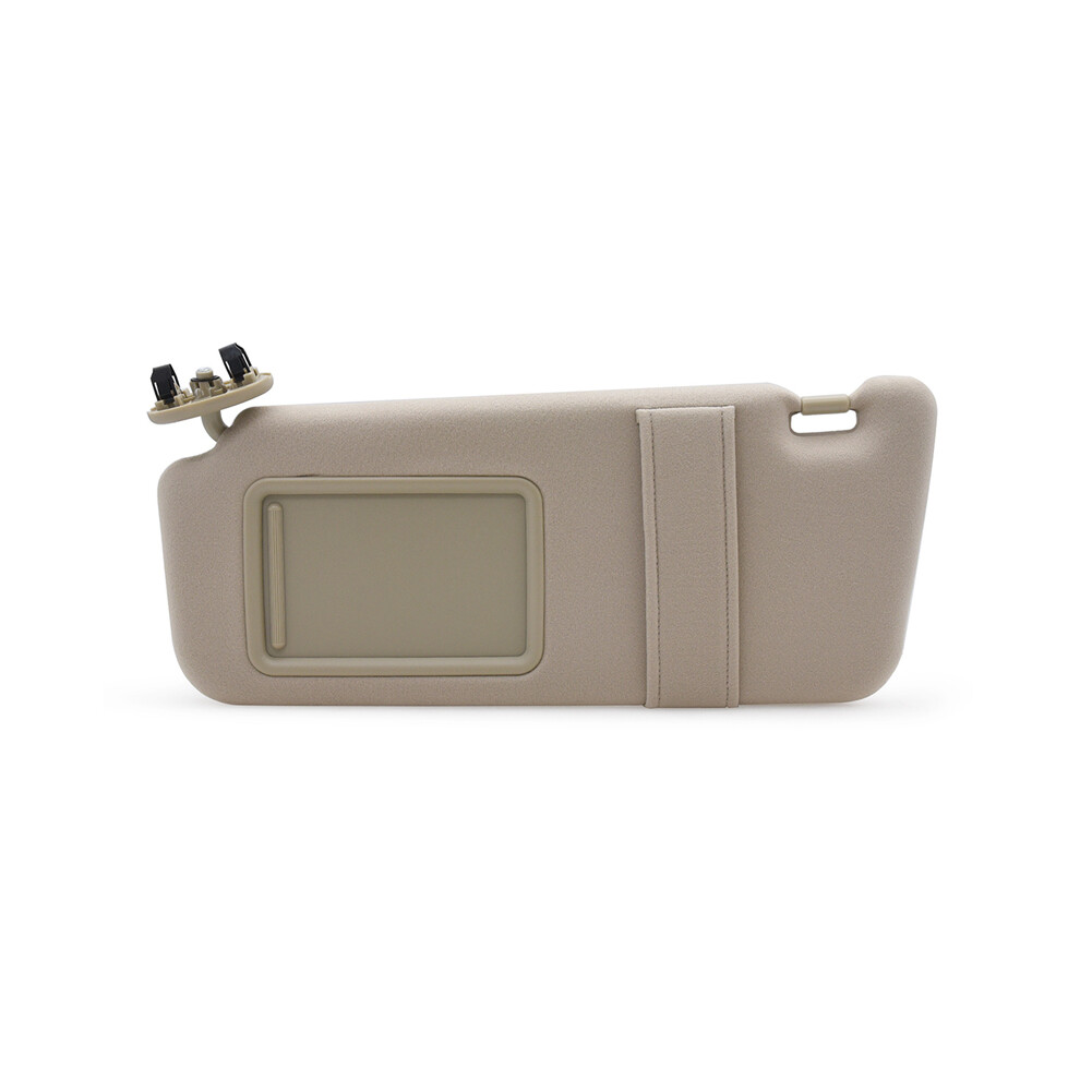 (Beige Left Driver) Sun Visor Without Light for Toyota Camry 2007 2008 2009 2010 2011 74310-06750-E0 74320-06780-B0 Driver-image-OPC-PGJKPJG-NEW