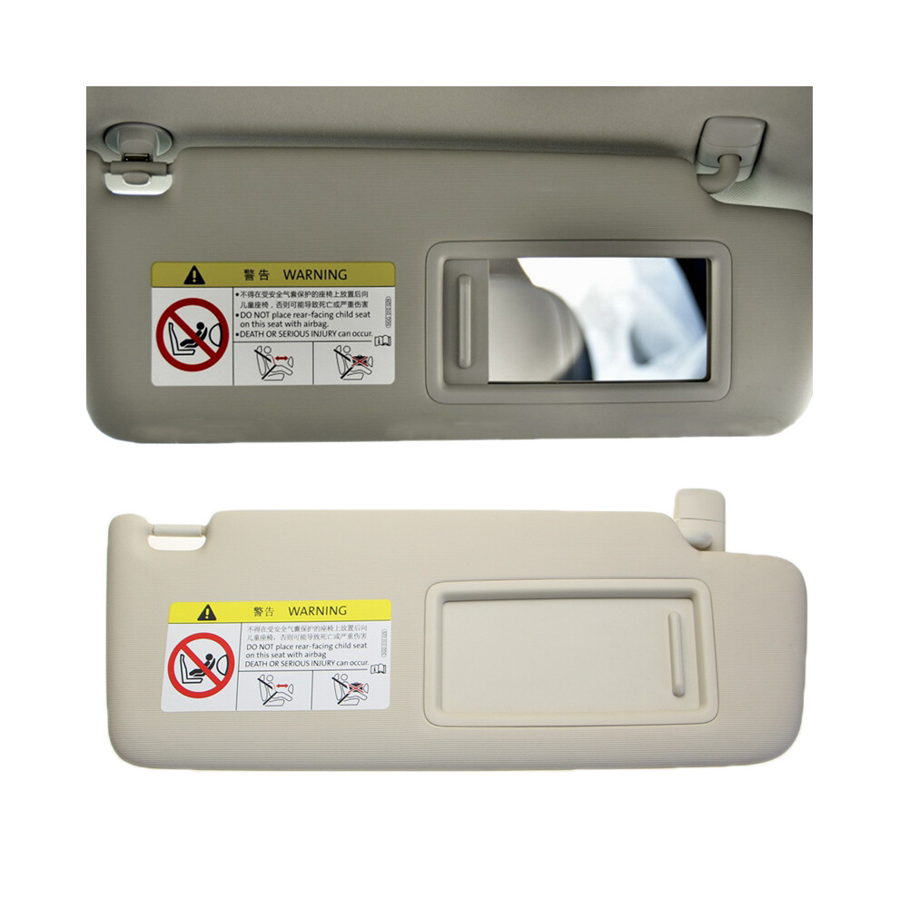 ( Passenger) K-Car Front Sun Visor Panel With Makeup Mirror Sun Shade For Skoda Superb 2016-2019 Beige 9008532248397