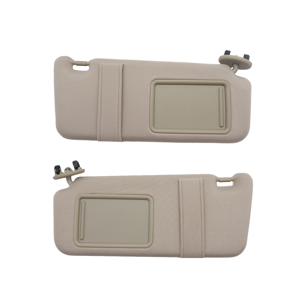 ( Left And Right) Sun Visor Without For Toyota Camry 2007 2008 2009 2010 2011 74310-06750-E0 74320-06780-B0 Driver Beige/Light 9008532247857