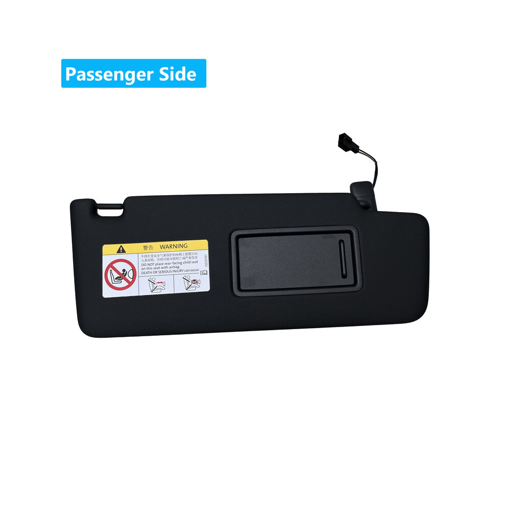 (Passenger) For Vw Tiguan L Ii Touran L Ii 2017-2020 Sun Visor 5Td857521 5Td857522 Sun Shield Panel Makeup Black 9008532253124