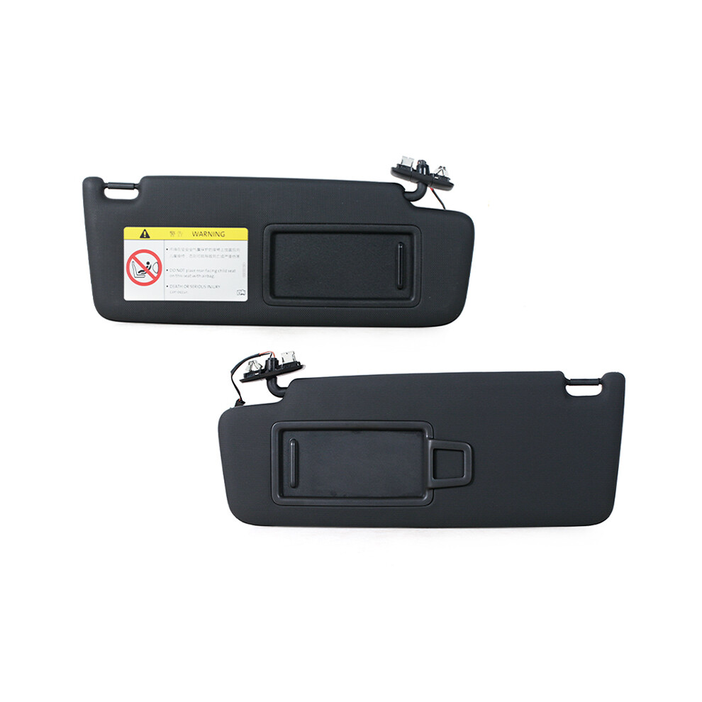 (1Pair ) Car Sun Visor With Makeup Mirror For Volkswagen Vw Golf 7 Mk7 Gti Superb3 Front Sunscreen Sunvisor Black 9008532262744