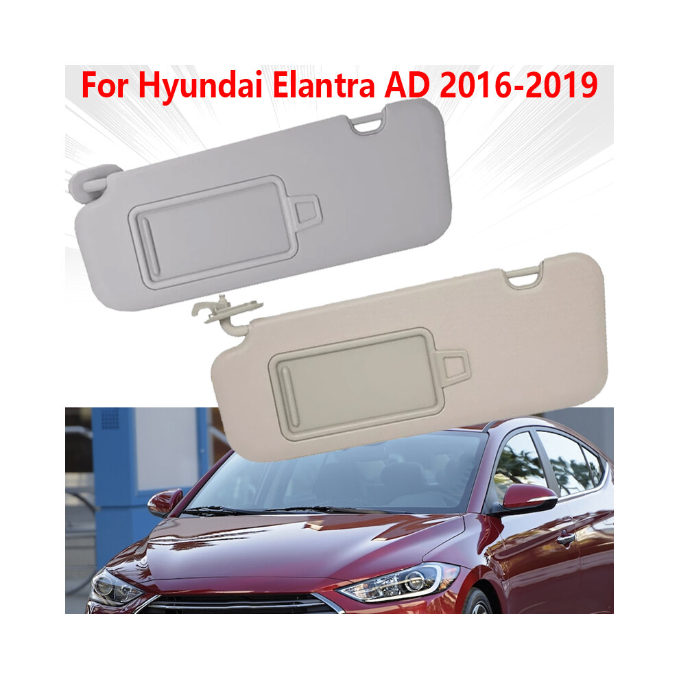 ( Right) Car Interior Sun Visor For Hyundai Elantra Ad 2016 2017 2018 2019 With Makeup Mirror 85220F0100ttx 85220F0100ttx Beige 9008532254572