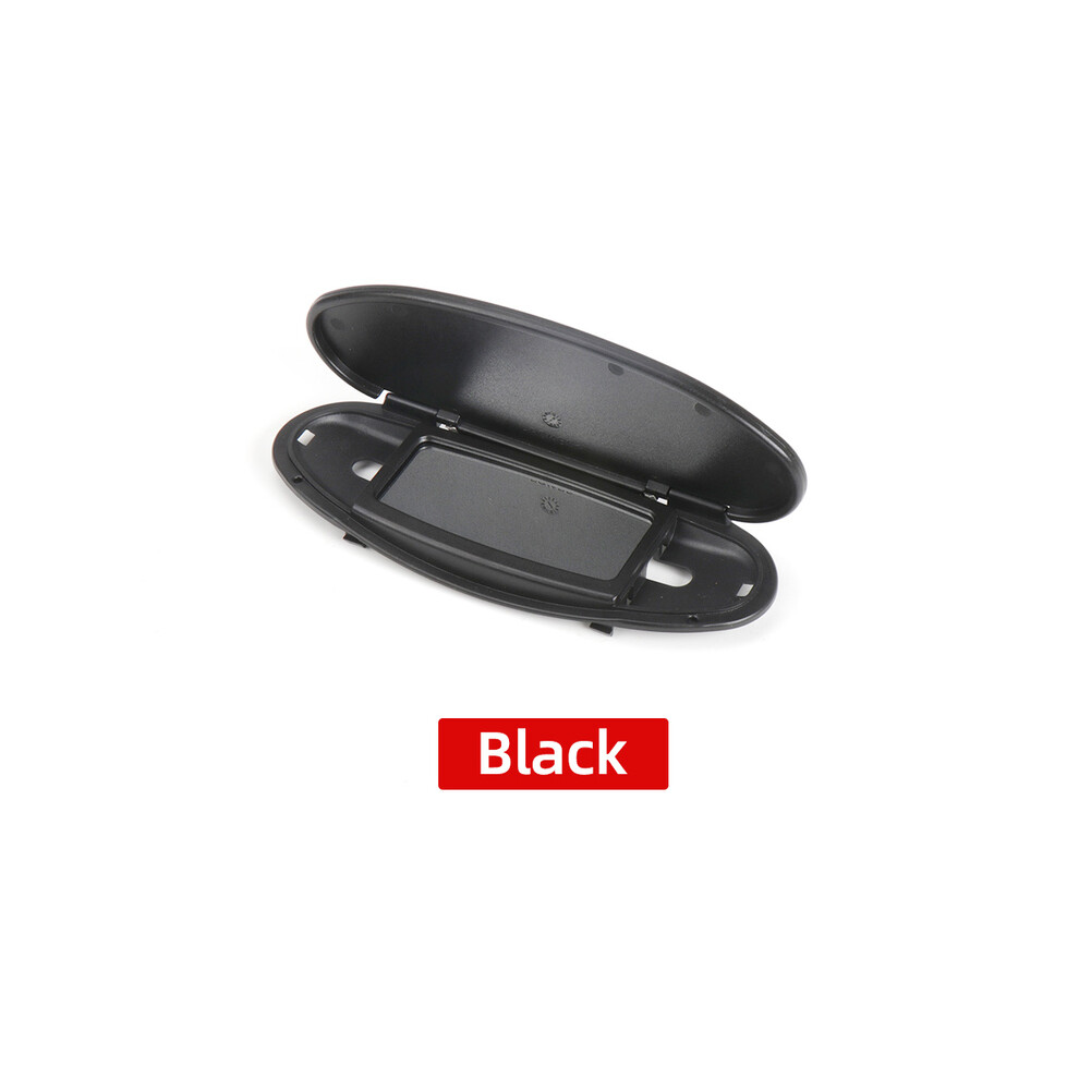 (Black) For Mini Cooper New Car Sun Visor Mirror Cover Makeup Mirror Cover For Bmw Mini R55 R56 R60 51167316833 Black 9008532259652