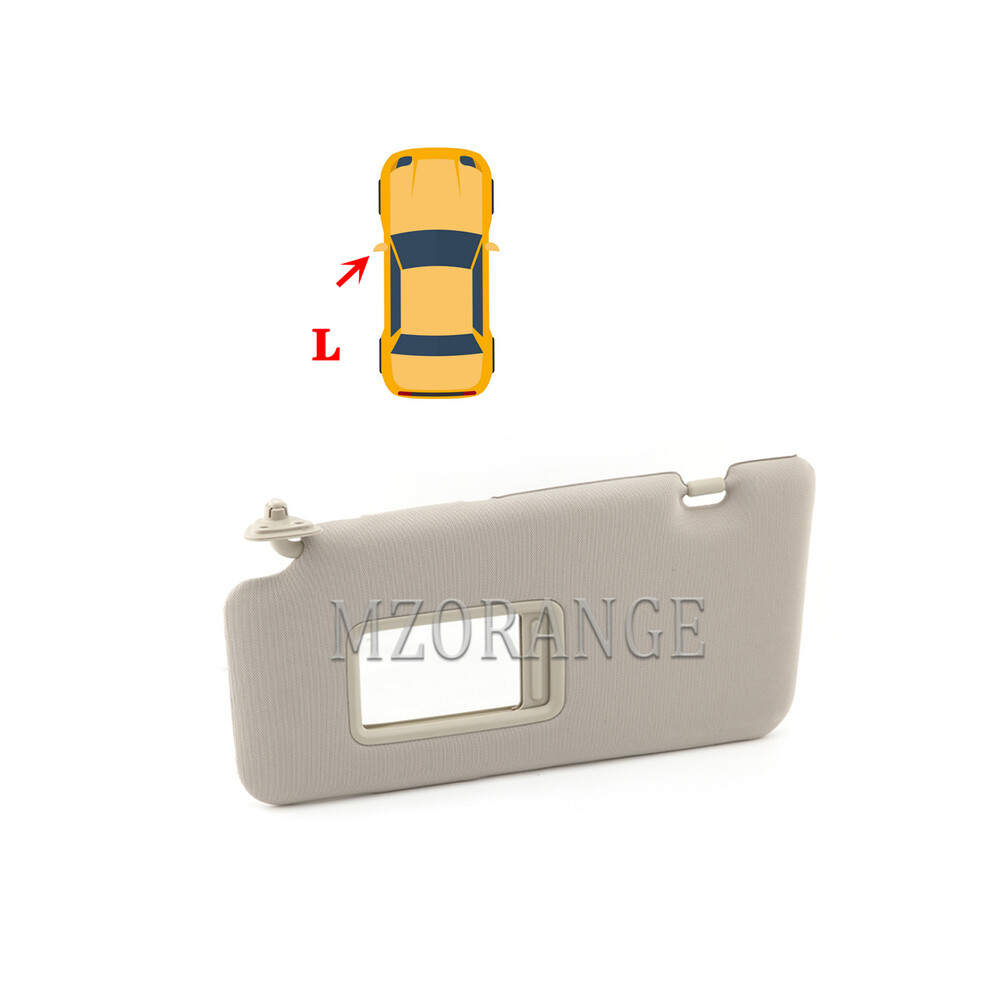 (Left) Sun Visor For Nissan Tiida 2005 2006 2007 2008 2009 2010 Interior Front Windscreen Panel Sunvisor With 9008532254855