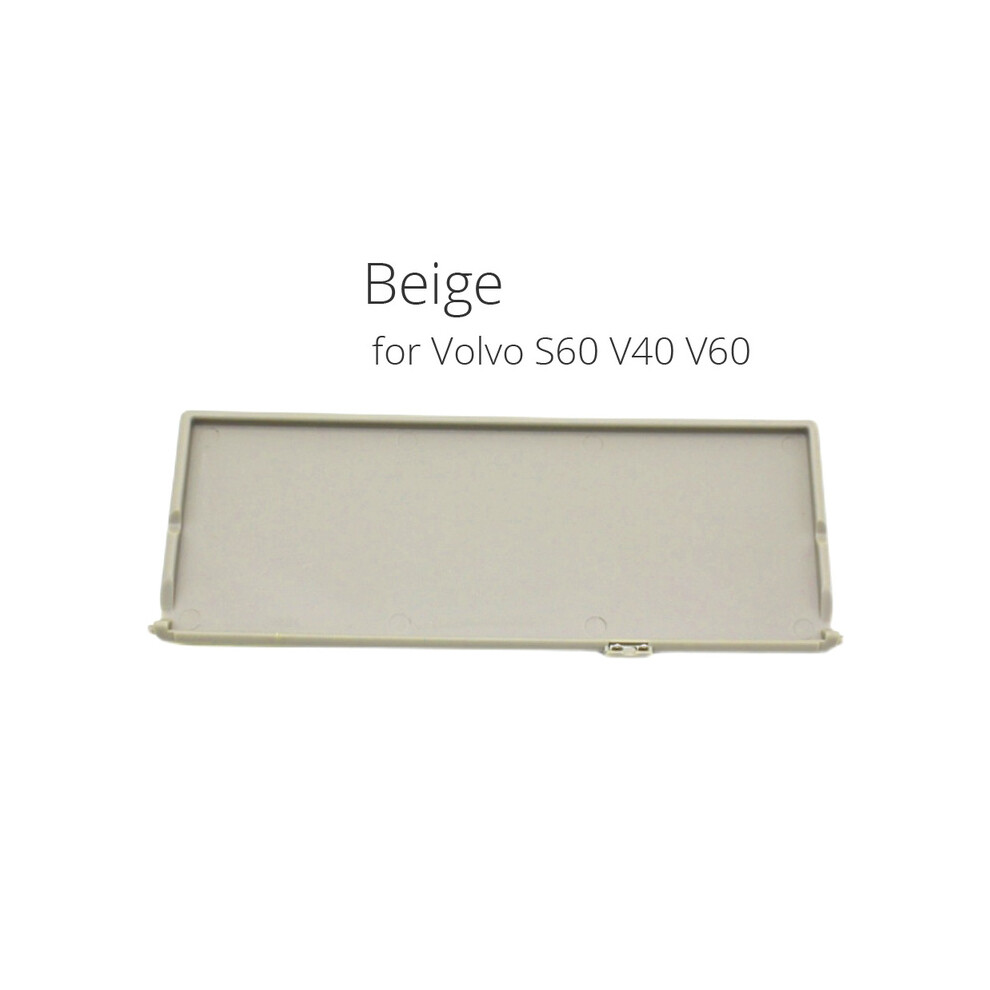 ( S60 V40 V60) Car Sun Visor Vanity Mirror Cover For Volvo S60l S60 V40 V60 2014 2015 2016 2017 Beige 9008532255227