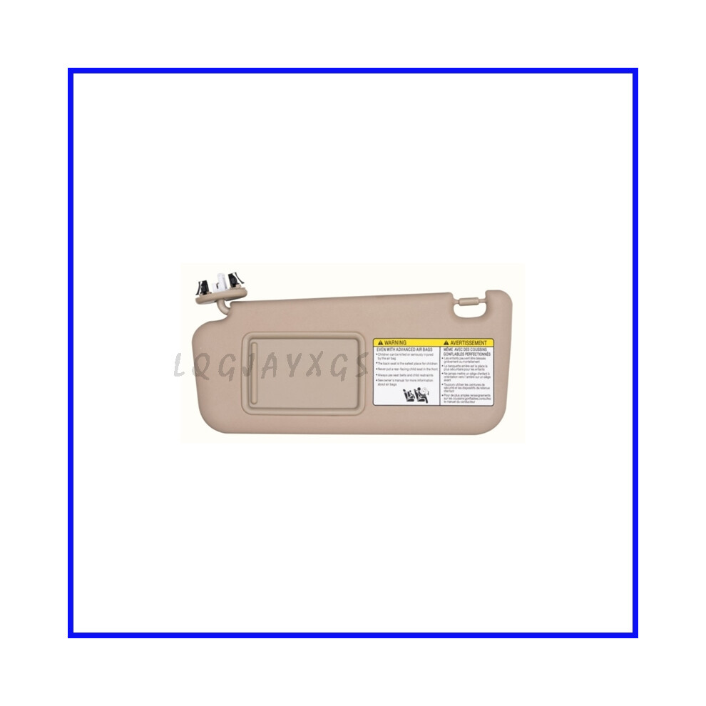 ( Left) Lq Suitable For Toyota Rav4 74320-42501-B2 Visor 74310-42452-B2 Makeup Mirror 2006 2007 2008 Beige/Gray 9008532250413