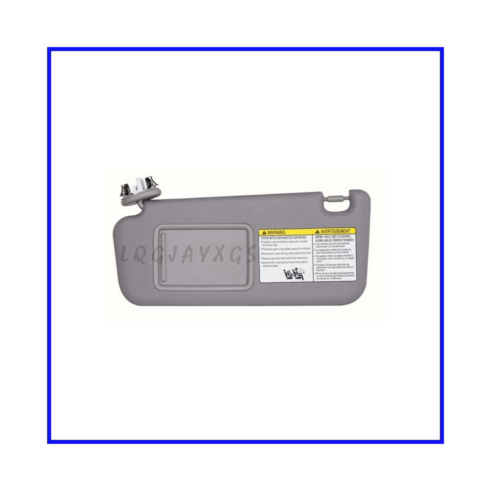 ( Left) Lq Suitable For Toyota Rav4 74320-42501-B2 Visor 74310-42452-B2 Makeup Mirror 2006 2007 2008 Gray/Beige 9008532250420