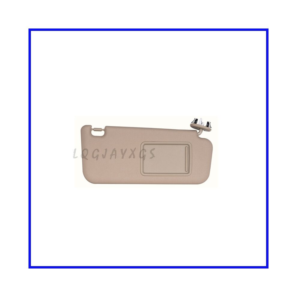 ( Right) Lq Suitable For Toyota Rav4 74320-42501-B2 Visor 74310-42452-B2 Makeup Mirror 2006 2007 2008 Beige/Gray 9008532250406