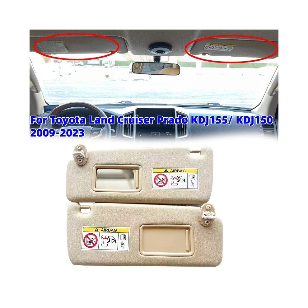 Car Front Windshield Sun Visor Shield With Cosmetic Mirror For Toyota Land Cruiser Prado Kdj155/ Light 9008532260245