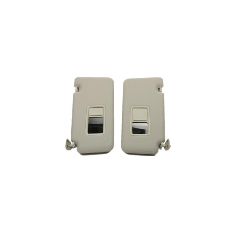 (Left And Right 2Pcs) Interior Sunvisor With Mirror With Front Visor Assembly For Nissan Tiida Nissan Latio 2004 2005 Light 9008532258723
