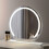 (40cm) Vanity Mirror with Lights, Light up Mirror with Smart Touch 3 Colors Dimmable, Tabletop Mirror, 360 6
