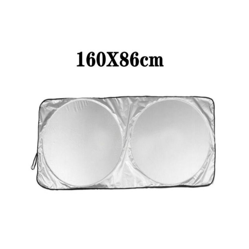 (Large) 2023 Windshield Sunshades Foldable Car Front Window Sunshade For Most Car Suv Truck Vans Visor Blocks 9008532256651