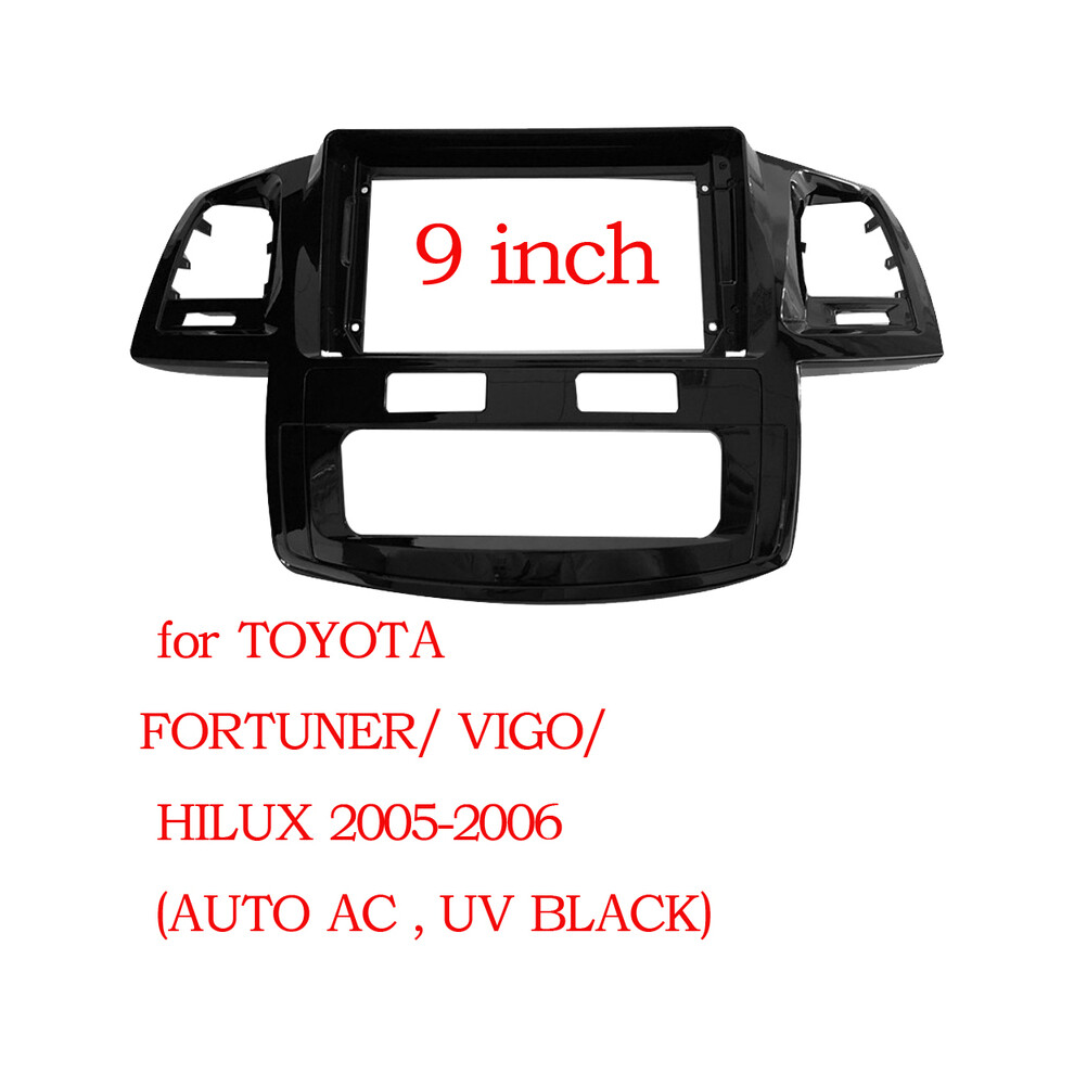 (At Frame-2005) For Toyota Fortuner Hilux 2005-2014 Car Radio Fascias Android Gps Mp5 Stereo Player 2Din Head Unit Panel 9008532296886