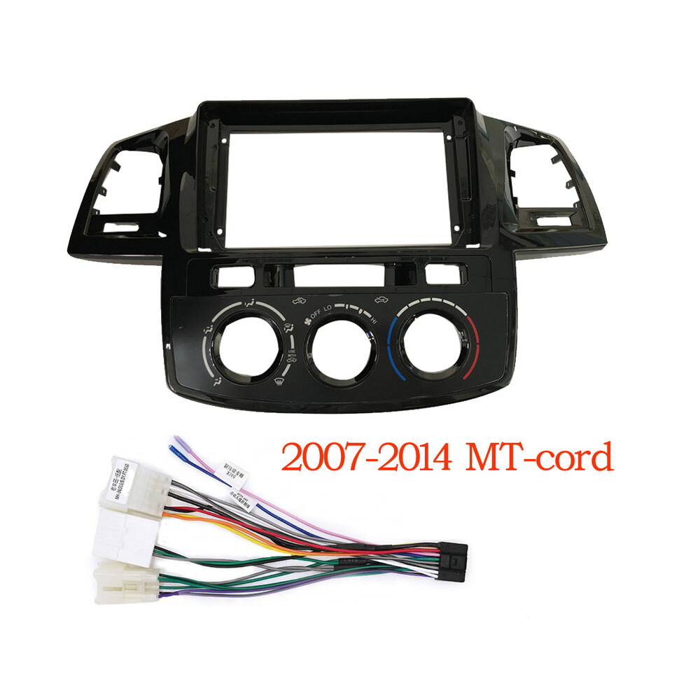 (Mt Frame-Cord-1204) For Toyota Fortuner Hilux 2005-2014 Car Radio Fascias Android Gps Mp5 Stereo Player 2Din Head Unit Panel 9008532298118